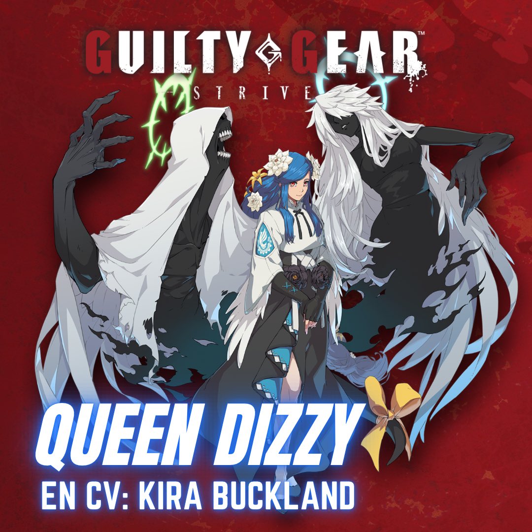 It doesn’t even feel real to me to type these words here…

I will be voicing Queen Dizzy in Guilty Gear Strive. 💙💙💙

I will write some things below about what playing Dizzy means to me on a personal level 🧵