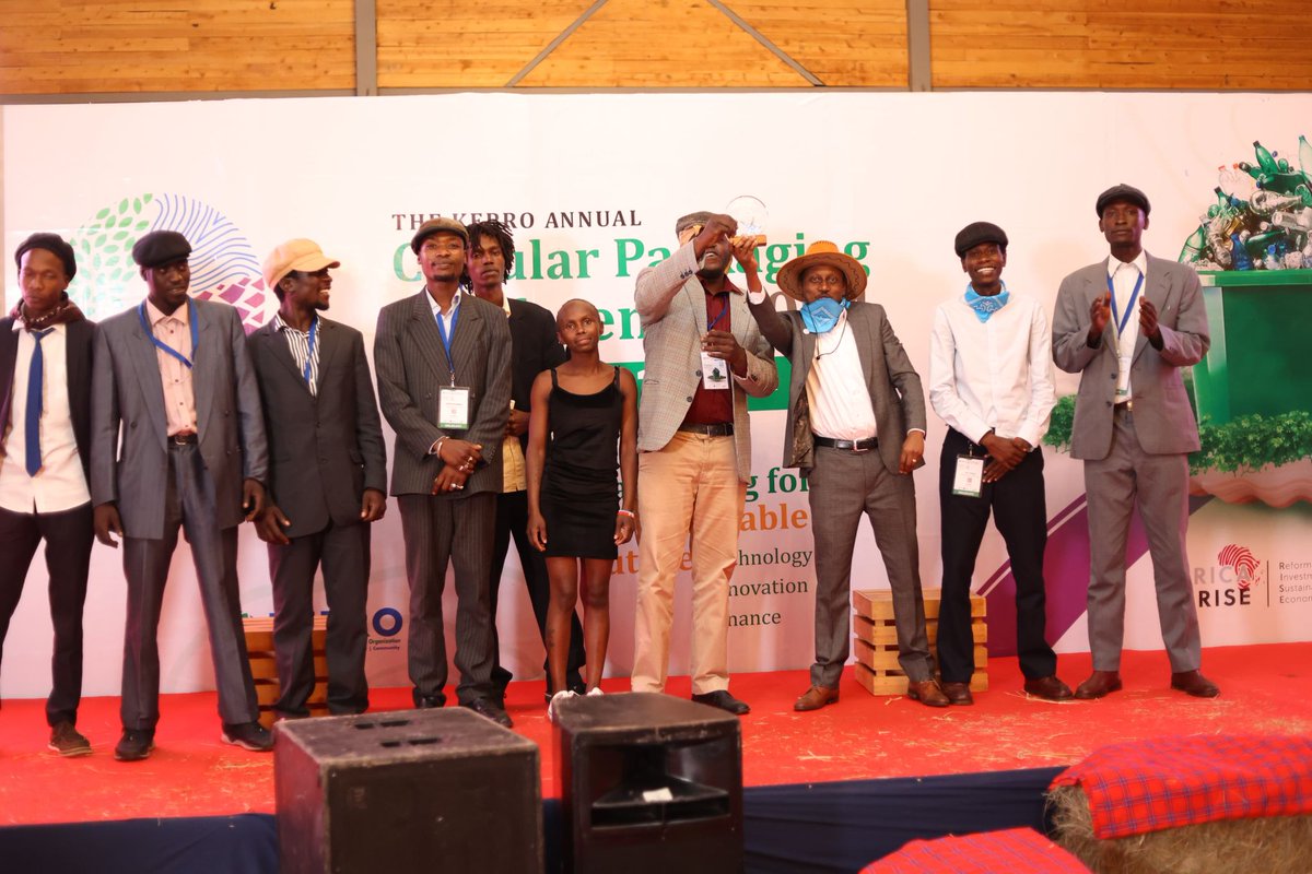kepro_ke's tweet photo. Announcing our winners at the KEPRO Sustainable Packaging, Innovation and Circular Economy Awards (SPICE Awards) 2024!

Category 1: Consumer Education and Awareness Award

🏆 Winner:
Organization: Slums Going Green and Clean @SGGCKENYA 🎉
Project: Slums Going Green and Clean
Representative: Brian Nyabuti

Brian Nyabuti and his team are transforming urban slums into sustainable communities through education and action. True grassroots leadership!

🏆 Runner-up:
Organization: M-taka Waste Solutions Limited @mtaka_solutions 🎉
Project: M-taka
Representative: Benson Abila

M-taka has led impactful waste management training, making them a consumer education champion!

CONGRATULATIONS! 🎉

#KACPC2024 #KEPROAnnualConference2024 #KEPROinAction #CircularEconomy #SPICEawards2024