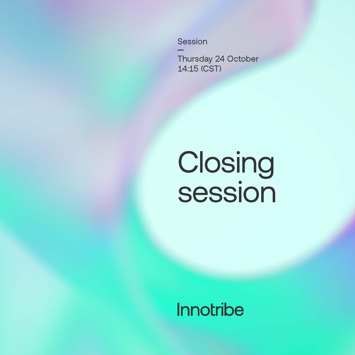 Our Innotribe closing session with Charlie Ang starts soon! Head to the Innotribe stage now as we wrap up for <a href="/Sibos/">Sibos</a> 2024 Beijing. #finance

⏰ 14:15 CST