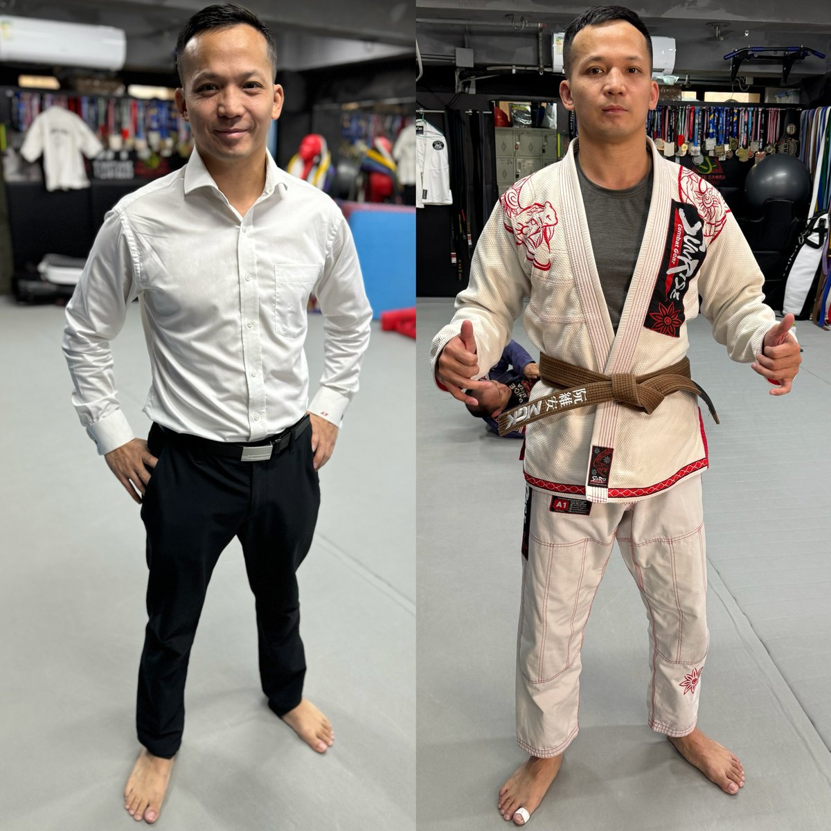 MarcGuyonMMA's tweet photo. The best thing to do at lunch time ๐
#MMA #BJJ #lunchtimeworkout https://t.co/hSHi3mmpJI