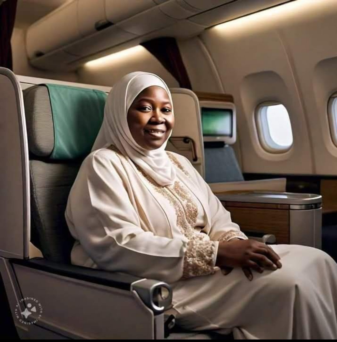 SlimNazi's tweet photo. A Nupe woman boarded a plane from Lagos to Abuja. She was booked for an economy class seat.

Just after the plane took-off, the woman stood up and went to sit in the first class cabin. The flight attendant went to ask her to go back and sit in economy class because that's where her ticket allowed her to sit but she refused.

She had paid and wanted the best seat.

The Flight attendant decided to inform the Co-pilot. The Co-pilot went and spoke with the lady but she still refused. So, he decided to inform the Chief pilot.

The Chief pilot said, 'I am married to a Nupe woman, I'll go and talk to her.'

The Chief pilot went and whispered some words to the woman's ear and she peacefully stood up and went to her economy class seat.

The Flight Attendant and Co-pilot surprised, asked the Chief pilot: 'Sir, what did you tell her?'

The Chief Pilot said; 'Easy Guys! I just told her that first class is not going to Abuja, but Katsina. Only economy class is going to Abuja. 😄😄😄

#Copied