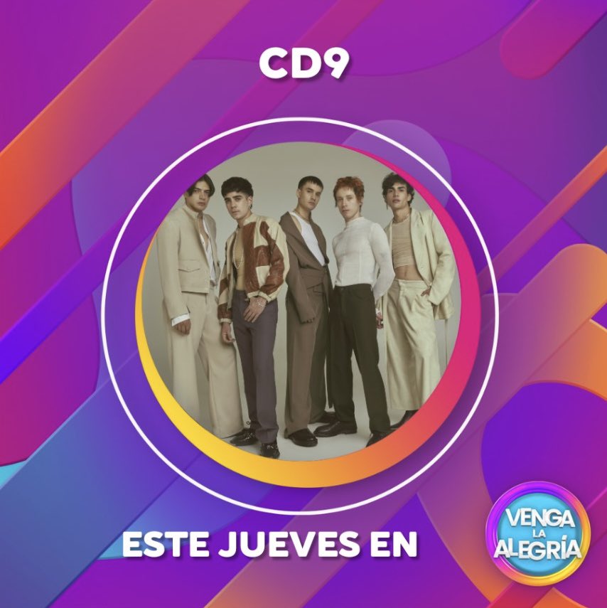 VengaLaAlegria's tweet photo. ¡Vive un jueves increíble junto a nosotros y nuestros grandiosos invitados! Te esperamos a las 8:55 AM en #VLA. 🤩✨🕺🏻🙌🏻 https://t.co/I7jrz8MaRK