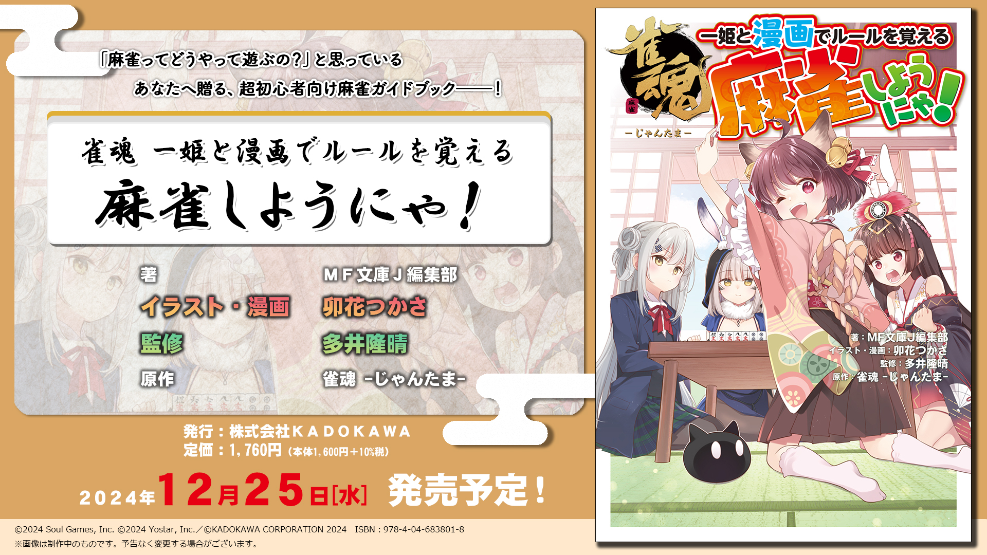 雀魂 一姫と漫画でルールを覚える 麻雀しようにゃ! 卯花つかさ 直筆サイン本 81-PKuMZJ8L._UF1000,1000_QL80_.jpg