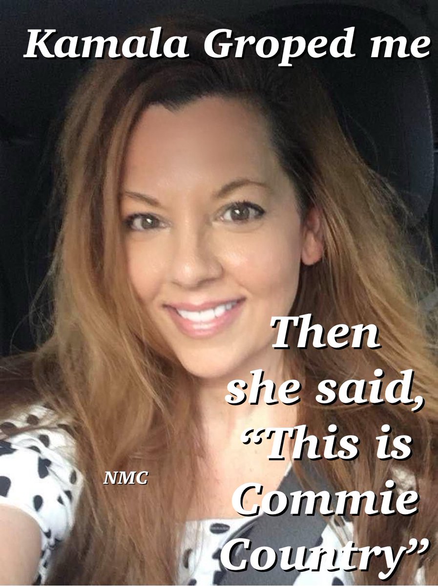 TheNicoleComer's tweet image. #KamalaGropedMeToo #KamalaGropedMe