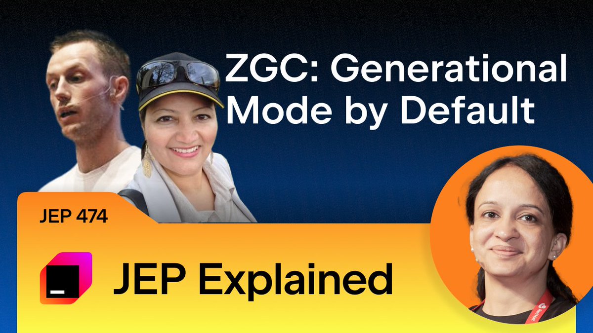10.

The default mode of the ZGC, that is, the Z Garbage Collector, is now set to generational mode. What does that mean? Should you even care about these details?

Find out more about this and more from <a href="/mon_beck/">Monica Beckwith</a> and <a href="/pbakker/">Paul Bakker</a>.

jb.gg/JEPExplained474