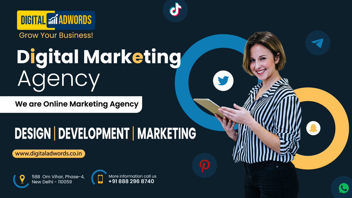 digitaladwords's tweet image. 🚀 Take your brand to new heights with Digital AdWords! 🎯 Maximize traffic &amp;amp; ROI with tailored strategies. Let’s grow together! 🔥 #DigitalMarketing #SEO #GoogleAds