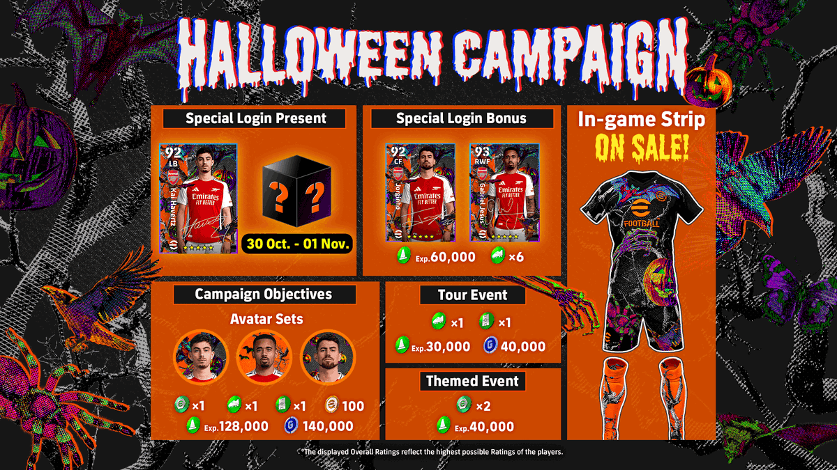 arissanz17's tweet photo. CampaΓ±a De Halloween π, En Efootball #eFootball #AxelGames https://t.co/2SP1HXpfqK