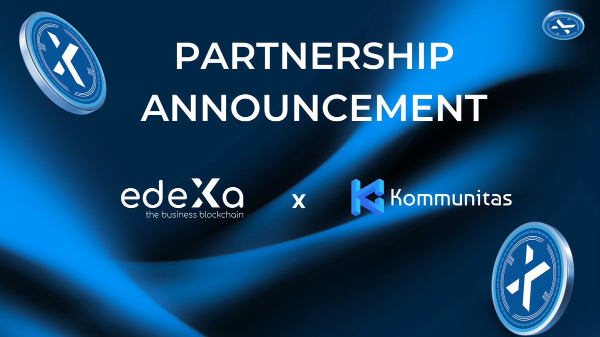 edexablockchain's tweet photo. 💙BLUE POWER📣

We’re excited to announce our partnership with @kommunitasnet ! This collaboration will empower YOU to dive deeper into blockchain and #Web3 space.

Who is Kommunitas?
Kommunitas is a leading decentralized crowdfunding ecosystem for Web 3.0 projects with 180+ projects onboarded and over $23 M funds raised!💸

Together, we’re set to strengthen and expand the global Web3 ecosystem. 

IKO-date coming soon!👀
