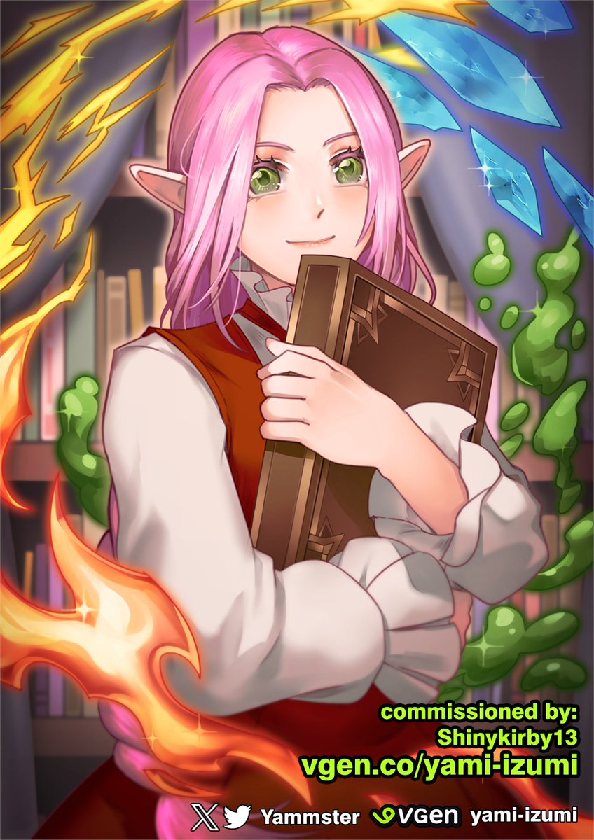 Yammster's tweet photo. Thank you @xiv_mina for the commission order!
Totally love how this turned out, especially the cute pink hair in a braid 🩷
#VGen #VGenComm https://t.co/2Ly8bkb78Z