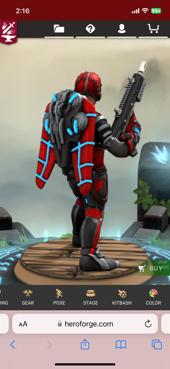 JohnathanM48845's tweet image. @Blitzwinger I tried my best to get as close to the BlitzBot as I could! But… I found myself not able to properly execute the design. So I did the next best thing I made you the BlitzBot and I’m personally really happy with how it turned out! 😁 #BlitzBot #Heroforge