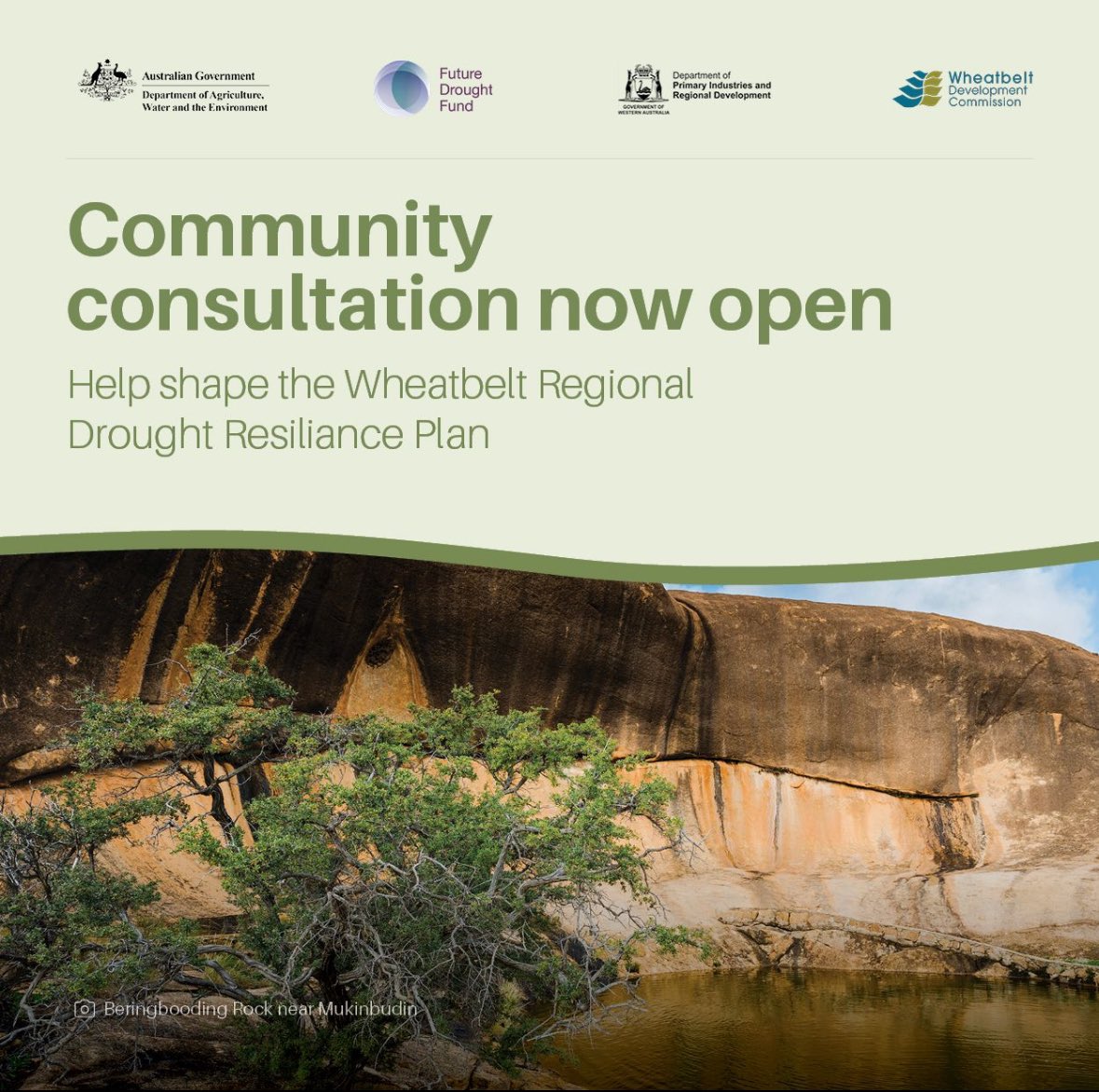 Would like as many people living and working in the Wheatbelt to provide input into our Regional Drought Resilience Plan. Complete our survey bit.ly/4eWTggw or get in touch #wheatbelt #droughtresilience