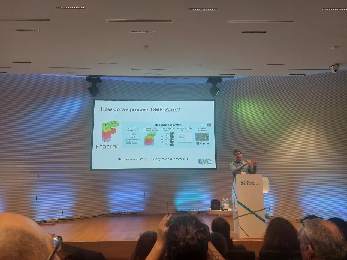 joel_luethi's tweet image. It's great to be at #I2K2024 #i2k and see (almost) everyone in bioimage analysis.
If you're interested in OME-Zarrs or what we're doing with Fractal, stop by my poster today! :)