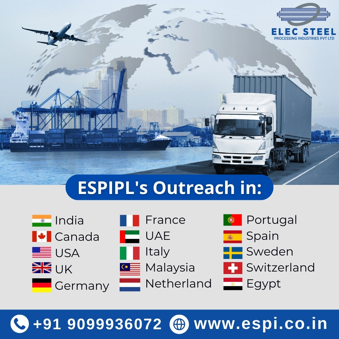 espilimited's tweet image. ESPIPL&apos;s Outreach in Global Markets 
we’re proud to expand our reach &amp;amp; provide high-quality transformer laminations and core solutions to industries worldwide. 
Contact: +91 9099936072
Visit: espi.co.in
#GlobalOutreach #ESPIPL #TransformerSolutions #वसुधैव_कुटुम्बकम्