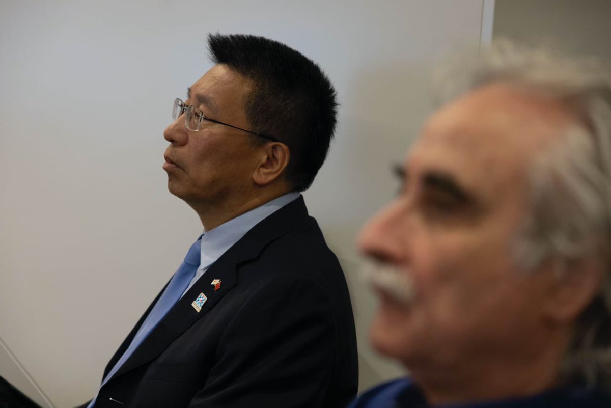 AmbassadorLiu's tweet photo. #2024ChinaCyprusYouthExchangeWeek continues.  More than 60 representatives from #China and #Cyprus  had discussions under the topics of mutual learning between #Civilizations, #DigitalTransformation #Greendevelopment. So many in-depth thoughts and inspiring perspectives https://t.co/RF6rDizHO6