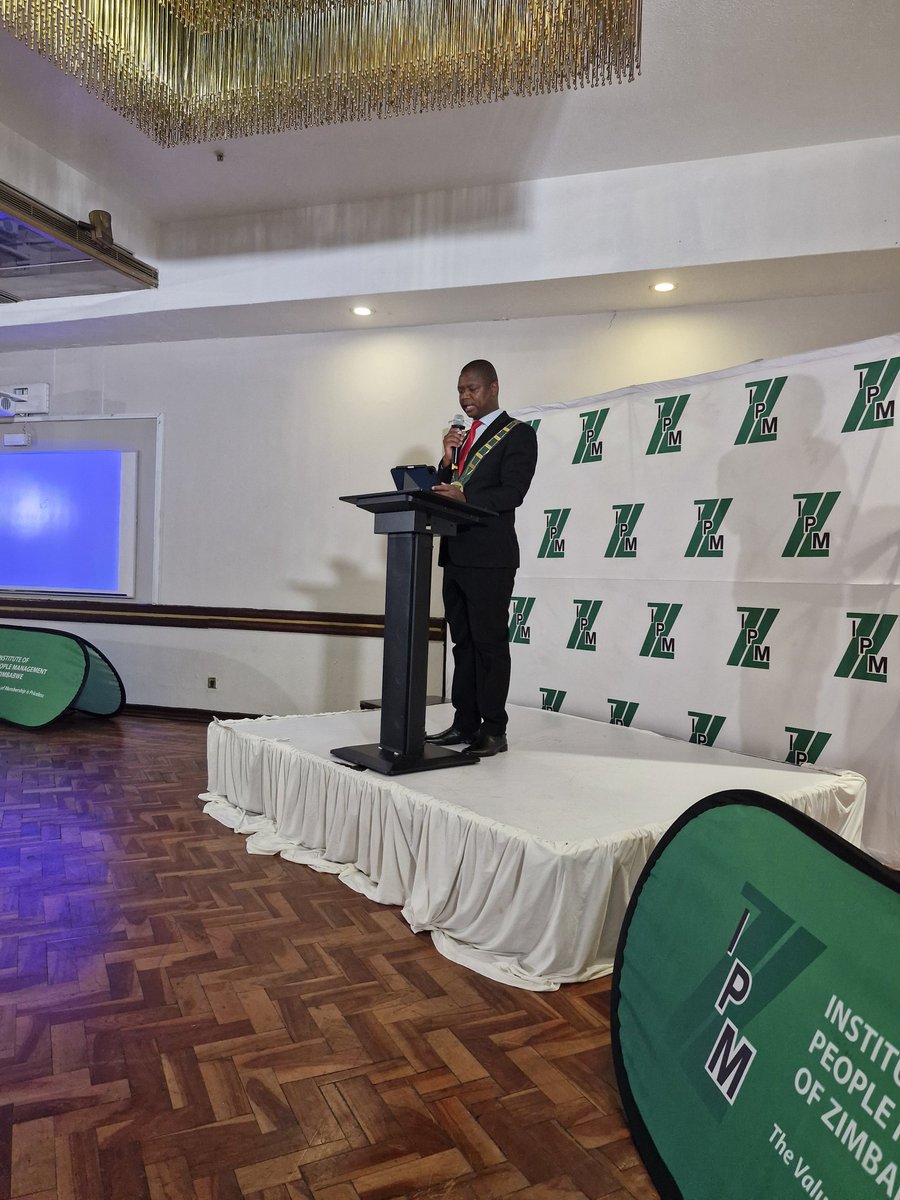 Happening now: The IPMZ Labour Briefing Harare Edition at the Rainbow Towers. The IPMZ President <a href="/pfungwad/">Dr PD</a> welcomes everyone.
