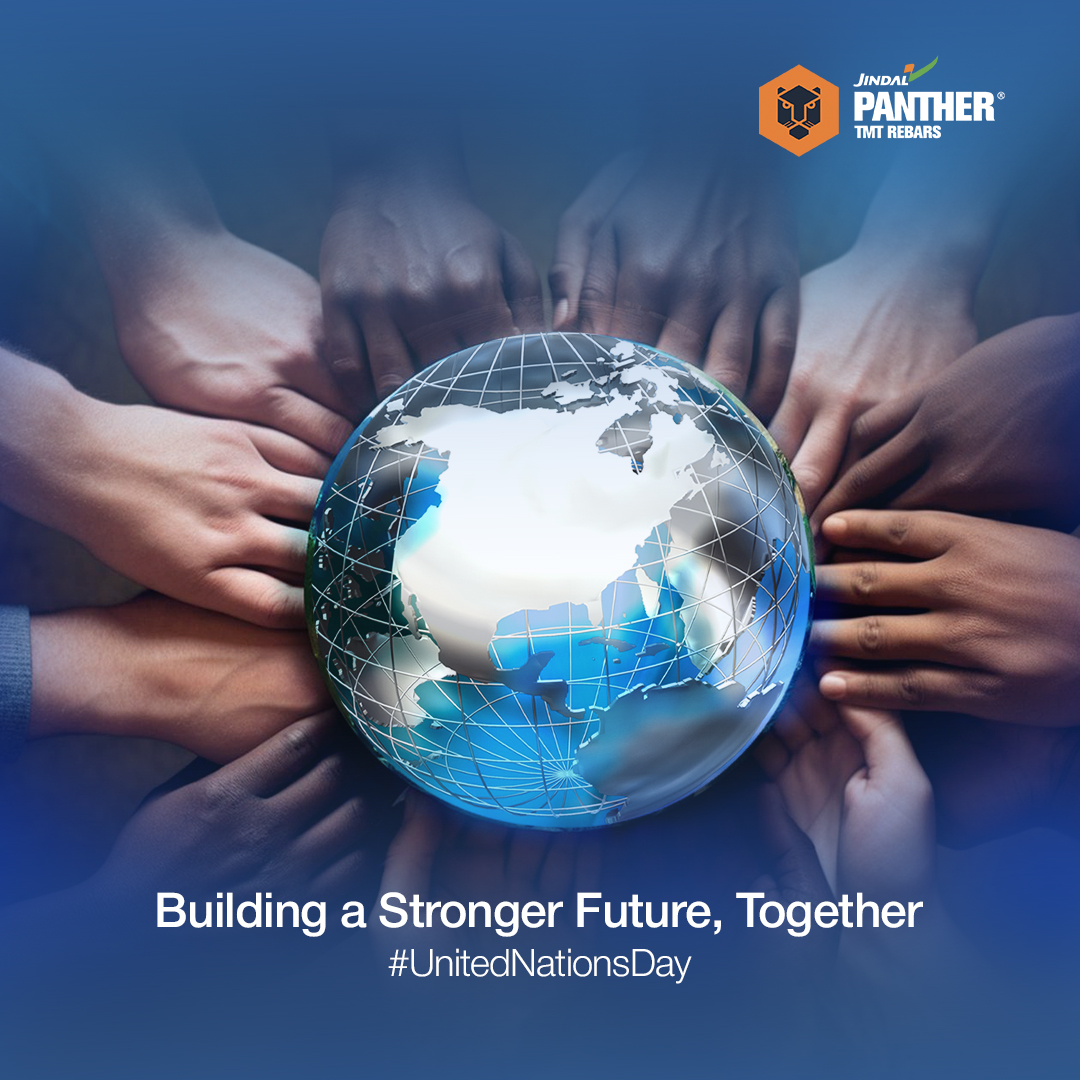 JindalPanther's tweet photo. This United Nations Day, at Jindal Panther, we reaffirm our commitment to growth, innovation, and global unity by helping build stronger communities through sustainable construction.
#UnitedNationsDay #JindalPanther #BuildingTheFuture #GlobalUnity #StrengthInEveryBuild https://t.co/xJHv78Dai1