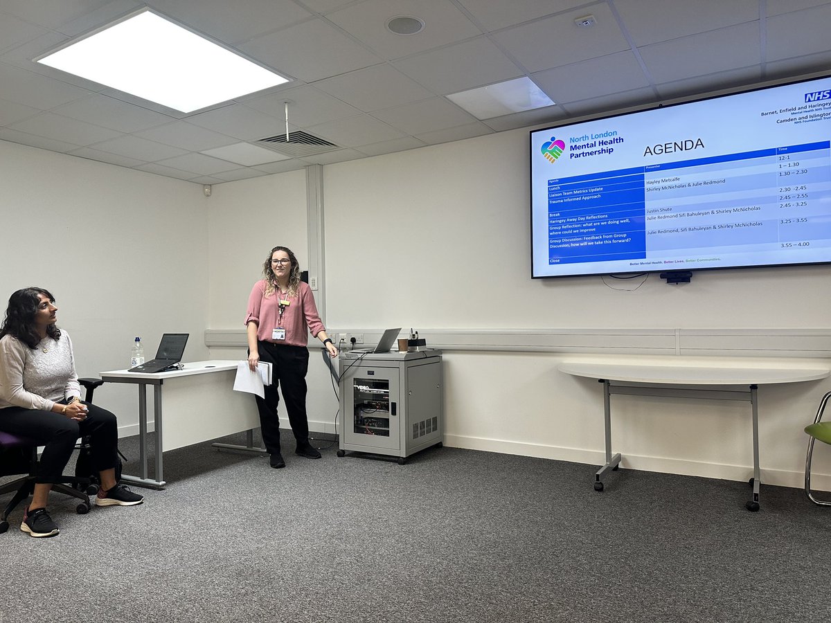 We held the third @nlmhp_nhs partnership wide liaison workshop at st anns yesterday. 5 boroughs of <a href="/NHS_NCLICB/">NHS North Central London</a> 7 services representing 5 acute trusts . Fantastic workshop from our trauma informed collaborative. <a href="/NCL_ICS/">North Central London Integrated Care System (ICS)</a>