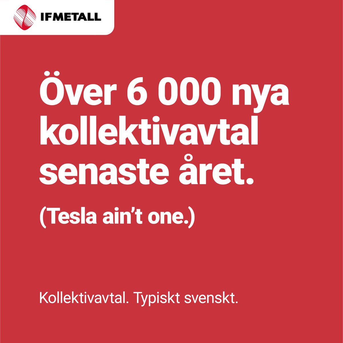 Sedan vår strejk på Tesla bröt ut för ett år sedan har över 6 000 nya arbetsgivare anslutit sig till vår svenska kollektivavtalsmodell, enbart inom LO-förbundens avtalsområden. 

Det visar att en respektfull relation mellan parterna är en ren självklarhet på vår arbetsmarknad.