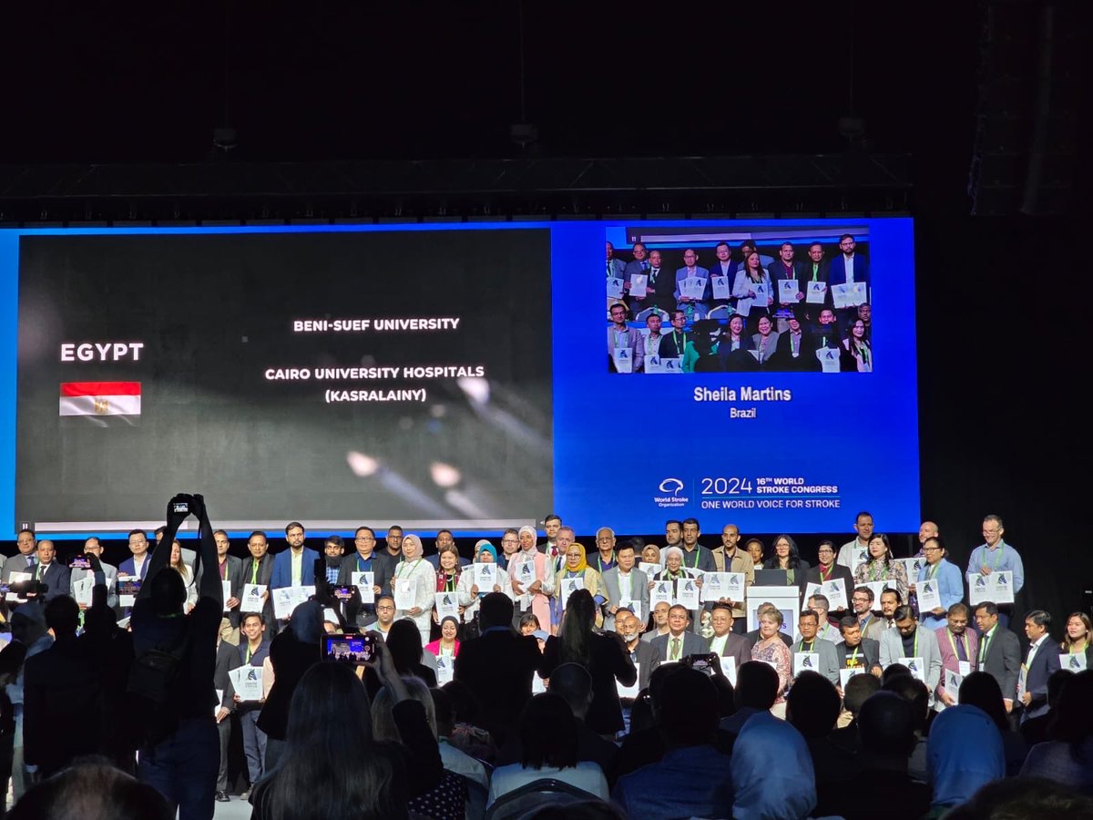 Very proud to be sharing the WSO Angels diamond award with colleagues around the world - on behalf of Lizzie Dodd, Jackson Harvey and the RAH stroke team!