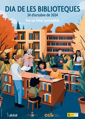 Avui, 24 d'octubre és el dia Internacional de les Biblioteques.  El lema d'enguany " per un futur sostenible" pretén destacar el paper de les biblioteques  en la consecució dels ODS #bibliotequesescolars