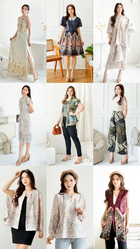 akusayangdk's tweet photo. 🫧 Rekomendasi Outfit Batik ⋆౨ৎ˚⟡˖ ࣪

Kenalin nih brand lokal yang jual beragam outfit batik. Cocok dipakai untuk gaya casual dan formal seperti OOTD kantor dan kuliah ✨️ Tersedia juga hijab friendly dengan beragam motif dan ukuran hingga XXL 🩷

ㅡA Threadㅡ https://t.co/4fip8z1PKC
