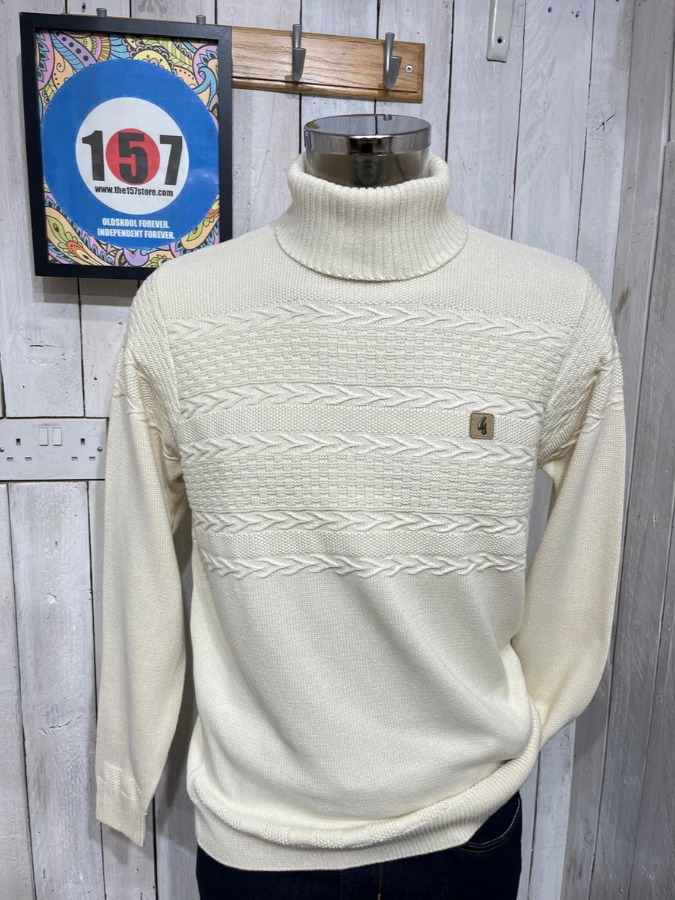 <a href="/the157store/">the157store 🟢⚫️</a> 
Out of this world!
Gabicci has got your autumnal wardrobe sorted
New 'emilio' roll neck in a stunning cream colour, shop now -> bit.ly/3svWKPJ
Slim fit, measured size guide on website
10% off with code LOVE157