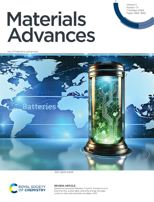 BCMaterials's tweet photo. Check out this beautiful cover in #MaterialsAdvances magazine (@RoySocChem) for this interesting paper by @usponline, @udominho and #BCMaterials researchers: "Eco-friendly, sustainable, and safe energy storage: a nature-inspired materials paradigm shift" https://t.co/H211s8m94m https://t.co/XzJCgD0w2x