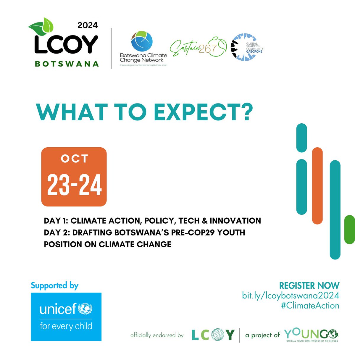 Watch the 2nd day of Botswana Local Conference of Youth on Climate Change. Streamed live from Ave Maria! <a href="/PACJA1/">PACJA</a>
<a href="/sustain267/">Sustain267</a> <a href="/BCC_Network/">Botswana Climate Change Network</a>
#lcoybotswana24 #LCOYBotswana #ClimateAction #Youth4ClimateAction #youth4climateactionbw