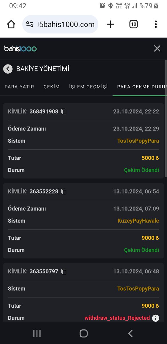 bahis1000 de 5000 tl  7dk da popyara hesabima aktarilmiatir tesekurlwr #bahis1000