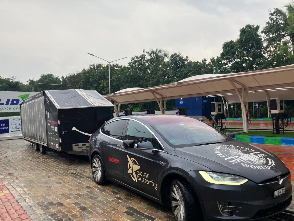 It was a great experience for GLIDA to interact with the Solar Butterfly 🦋 crew at GLIDA #Hyderabad Charging Hub with 102 charging points in one location.  We congratulate them for their great work in building awareness around electric mobility globally #SolarButterfly #GLIDA