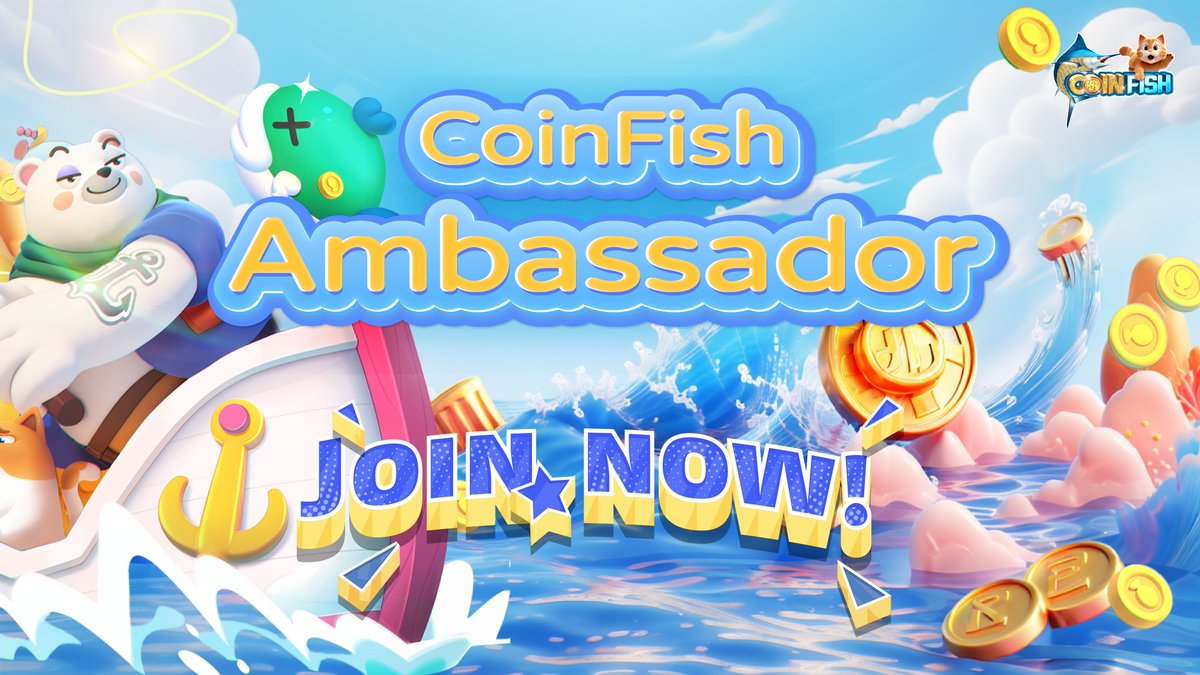 DeFishingGame's tweet photo. ✨𝗥𝗘𝗔𝗗𝗬 to lead the charge and 𝗘𝗔𝗥𝗡 𝗕𝗜𝗚?
Join the 𝘼𝙈𝘽𝘼𝙎𝙎𝘼𝘿𝙊𝙍 𝙋𝙍𝙊𝙂𝙍𝘼𝙈 today and make waves with 𝗘𝗫𝗖𝗟𝗨𝗦𝗜𝗩𝗘 𝗥𝗘𝗪𝗔𝗥𝗗𝗦！💰🐟

DM us if u wanna get in⬆️
#CoinFish #Fish2Earn #TON #Crypto https://t.co/m3zXrdhdlj