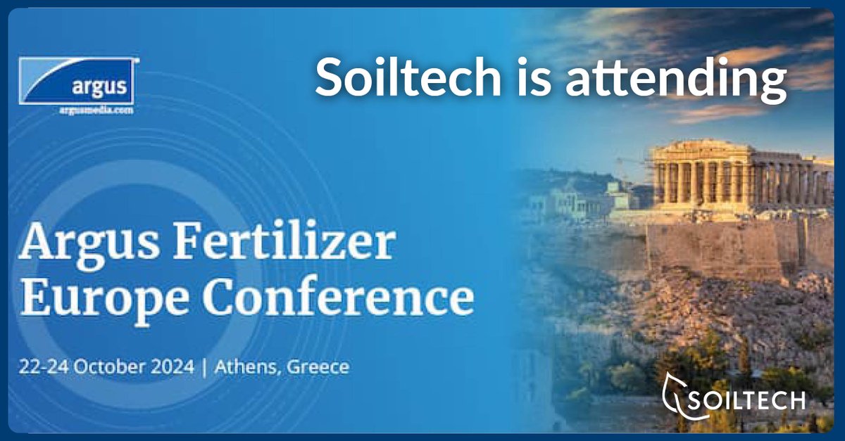 soil_tech's tweet image. European fertiliser markets are faced with evolving chalenges around sustainability. Soiltech&apos;s David Damminga is attending the Argus Fertilizer Europe Conference to get insights to help our business strategy amidst new regulatory reforms.
Thanks to @ArgusMedia for organising.