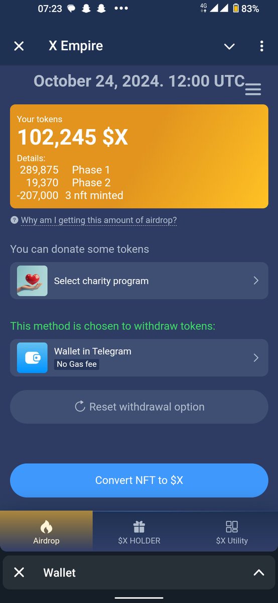 PerfecteventsUG's tweet photo. @xempiregame Hello, why is my details not adding up with my tokens, no one is giving me explanation from the community, what is the cause of this https://t.co/G2vv0C2LTw