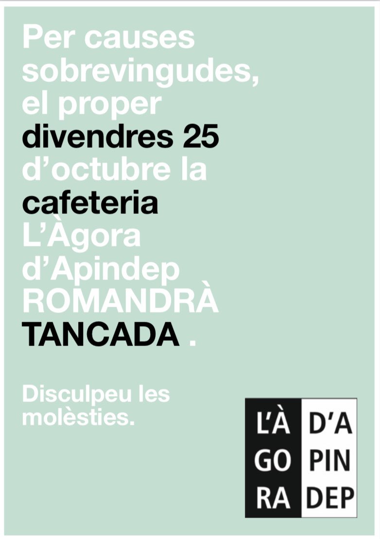 L’Àgora d’Apindep tweet media