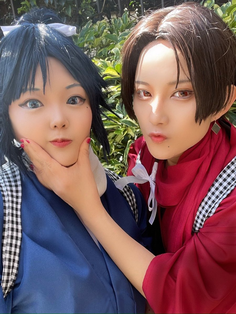 ⚠️コスプレ/cosplay⚠️

刀剣乱舞/ 大和守安定・加州清光

ひ〜ちゃんと沖田組併せ！
イケメン清光最高でした🥰
またしようね！！