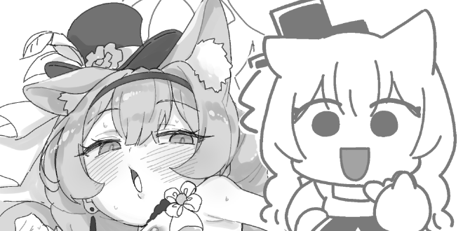 最近描いたマリーの落差すんごいの 