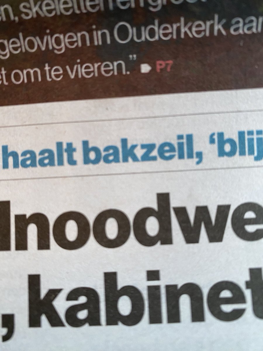 De dag dat je vergeetwoord in grote letters op de voorpagina van de krant staat! Zo’n dag! <a href="/De_Taalstaat/">De taalstaat</a> #trots