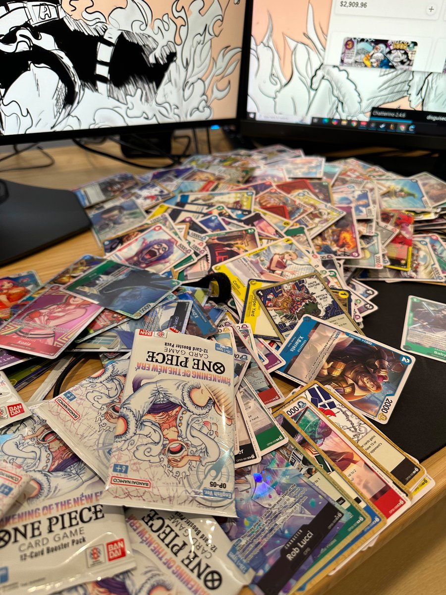 I paid $600 for $38.52 worth of One Piece cards I paid $600 for $38.52 worth of One Piece cards