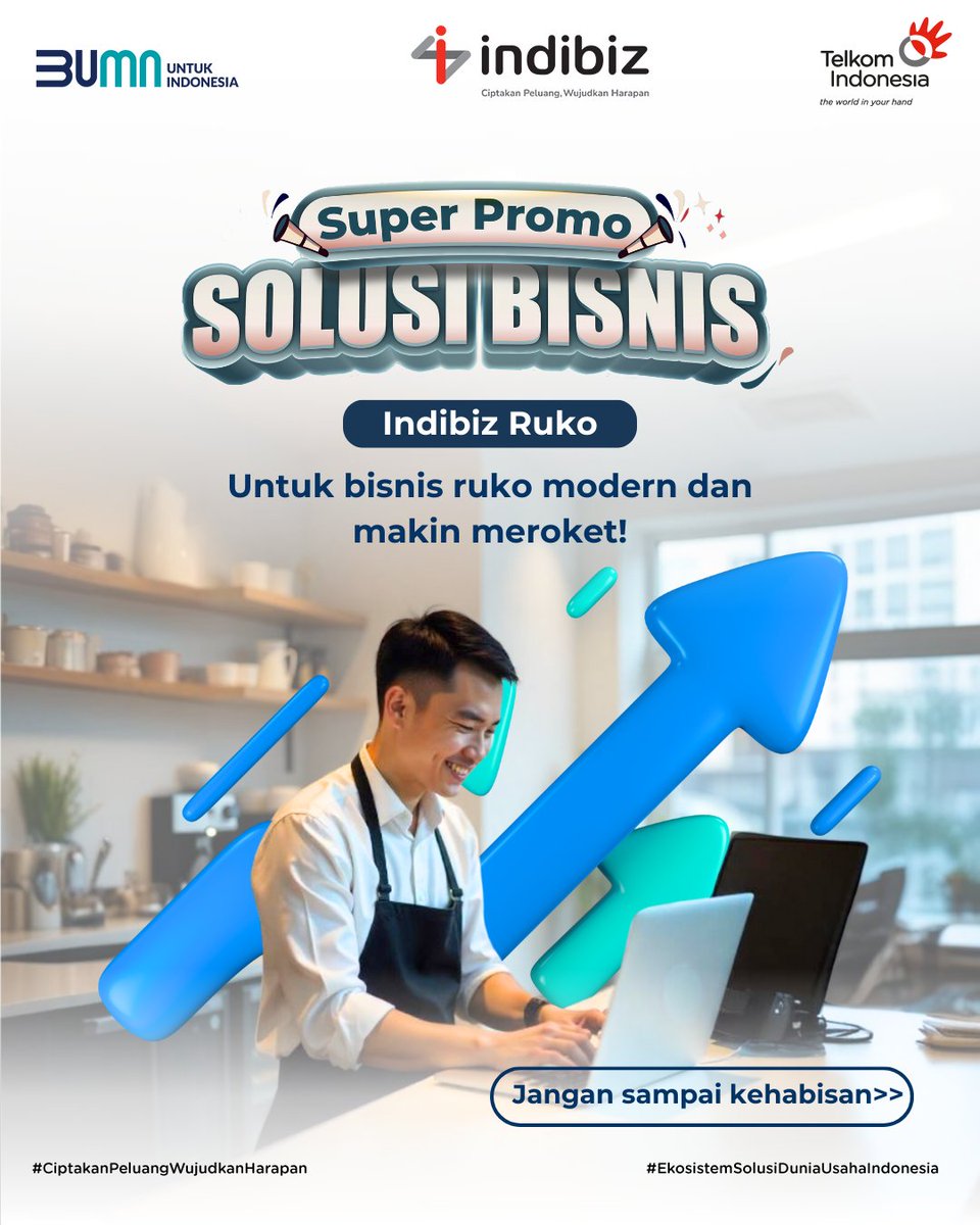 IndibizJBN's tweet photo. #JBNInfo

Bawa bisnis ruko ke next level dan semakin meroket dengan internet stabil hingga 300 Mbps, gratis Cloud Storage 1 bulan, dan tambahan 50 kuota OCA Blast gratis!

#Indibiz #indibizJBN
#CiptakanPeluangWujudkanHarapan https://t.co/1S5JPcEWc8