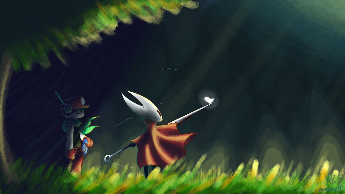 At moments it's like time seems to stand still.
#Cavestory #Silksong
