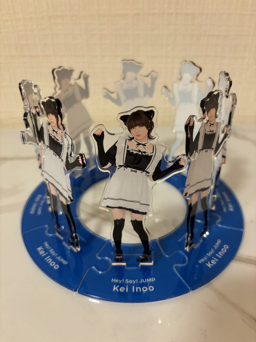 伊野尾慧 アクスタ 裏fab ミタゾノ ビッグアクスタ メイド パラレル夫婦 猫耳ニーハイメイド メイドサークル💙💙💙💙💙💙💙💙 #ファミクラ