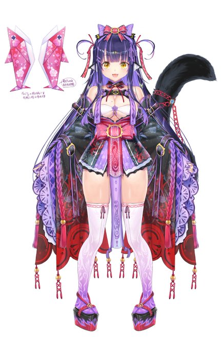 #もみみ新衣装
ということで
くろいけもみみ(https://t.co/Lt093hjsUn)ちゃんの新衣装担当させていただきました～
3面図とか色々間に合わず申し訳ないですが今少しお待ちください 