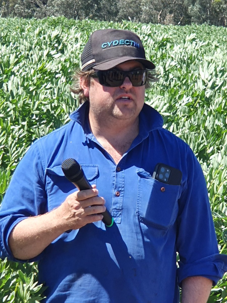 Field Trip 2 stop 2 Kieran Allison grower  pushing the bounds of productivity #Agronomy24