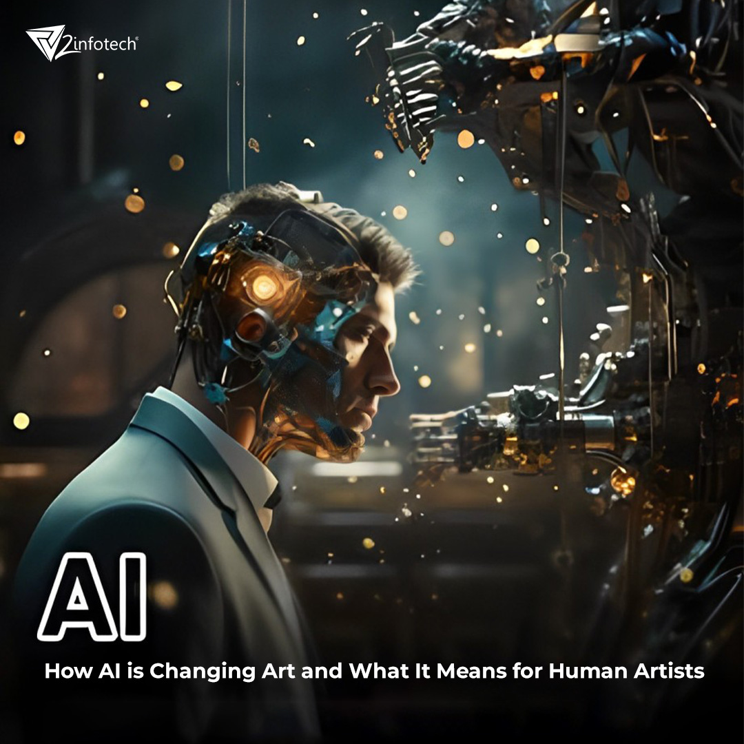v2InfotechIndia's tweet image. Exploring the future where creativity meets technology. Discover how AI is transforming the vision of artists and unlocking new realms of artistic expression! 🌟
.
.
#AIArtRevolution, #ArtAndAI, #AIinCreativity, #FutureOfArt, #V2Infotech, #V2Digital, #V2Creativity, #V2Innovation