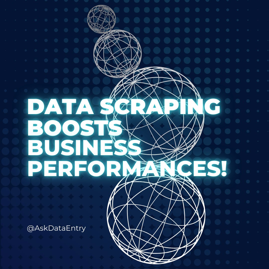 AskDataEntry's tweet image. To boost your business performance in today’s time, you need massive quantities of data. How do you manage it? Let's find the answer in this blog.
#datascrapingservicesboostbusiness
#datascrapingskills
#datascrapingtools