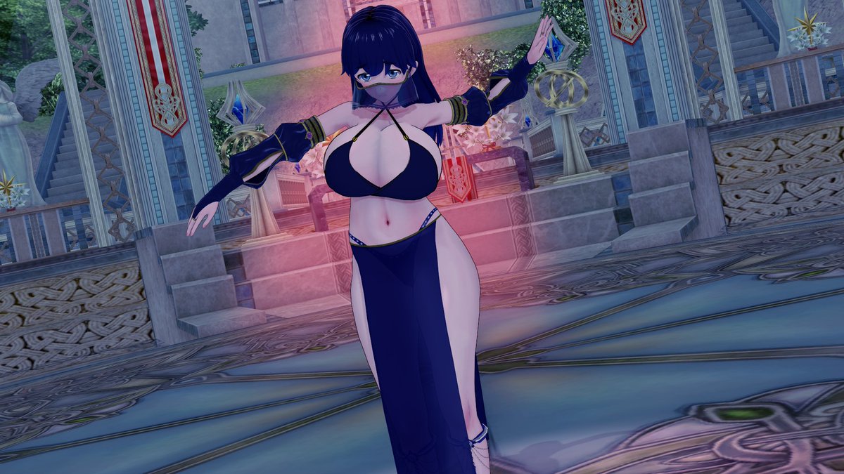 NoTryStudios's tweet photo. Can Hanako actually dance with all that 'weight' swinging around? https://t.co/Fz0eNd77VR