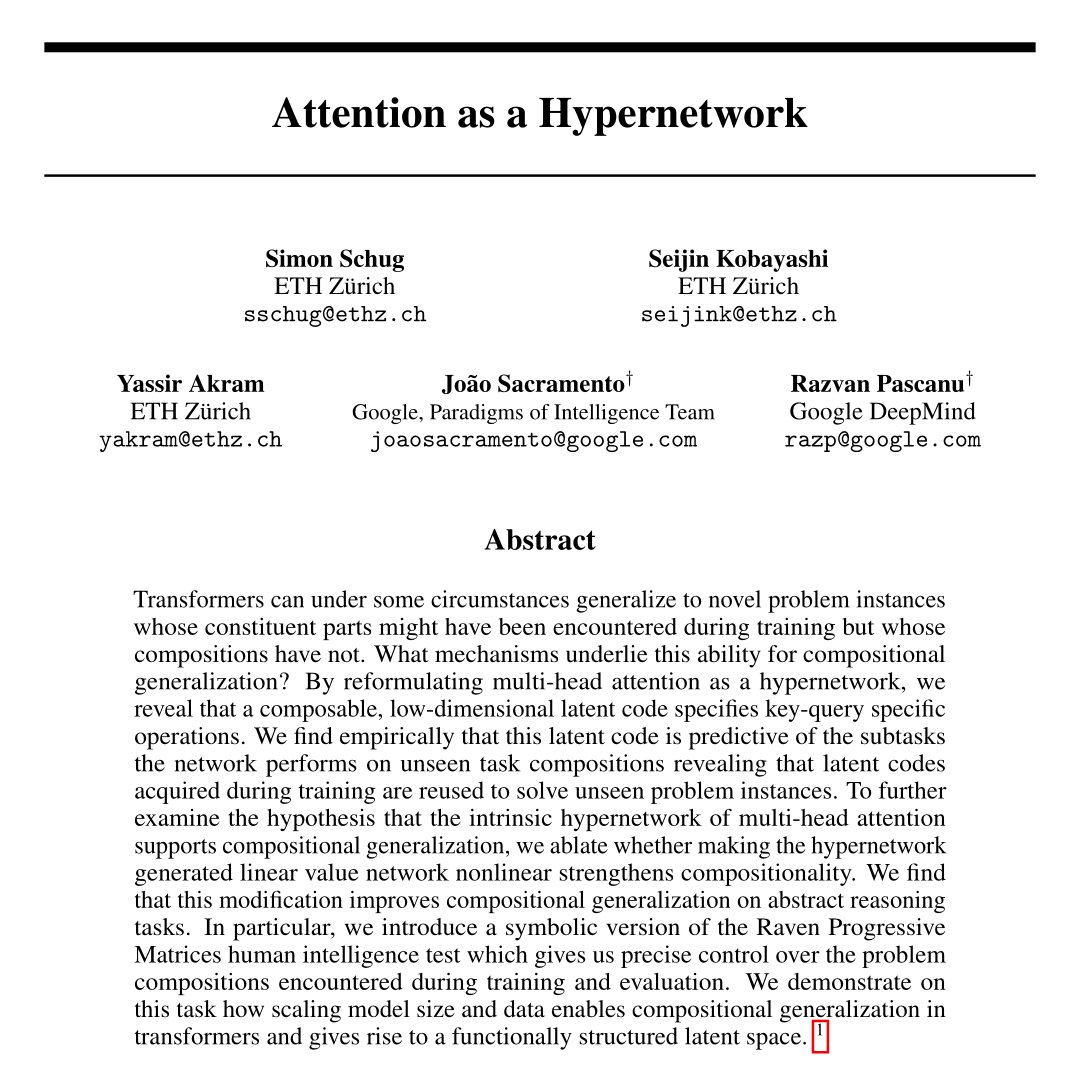 Neural networks used to struggle with compositionality but transformers got really good at it.
How come?
And why does attention work so much better with multiple heads?

There might be a common answer to both of these questions 📜️