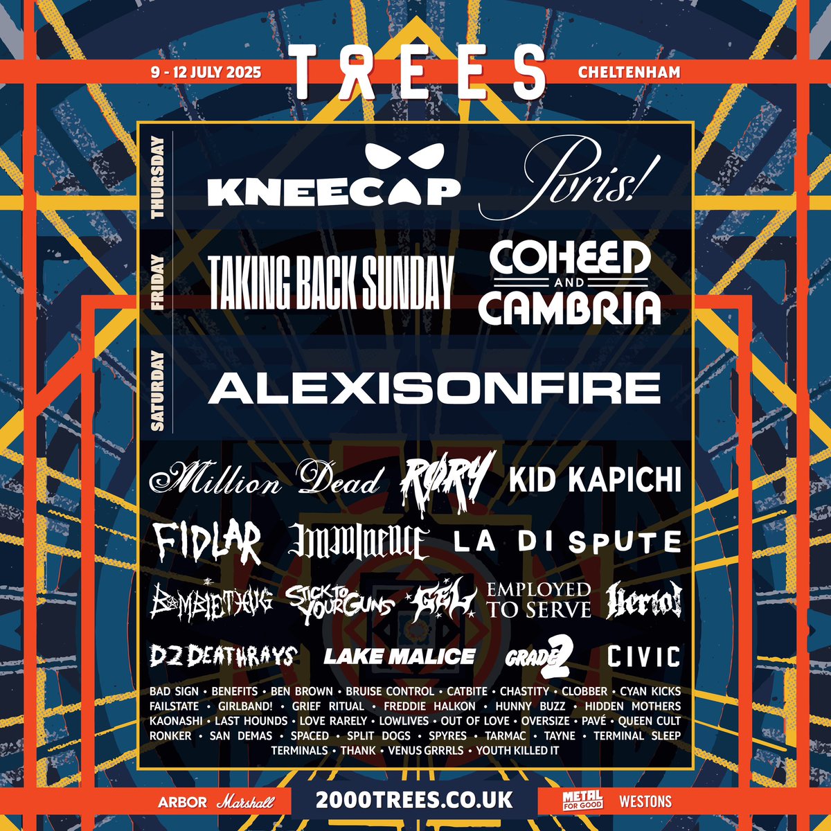 BadSignBand's tweet image. The boys are back in town. @2000trees 2025.