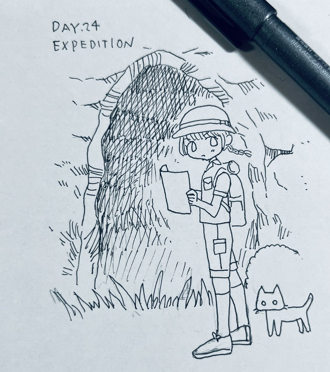#inktober #inktober2024
DAY24:expedition 