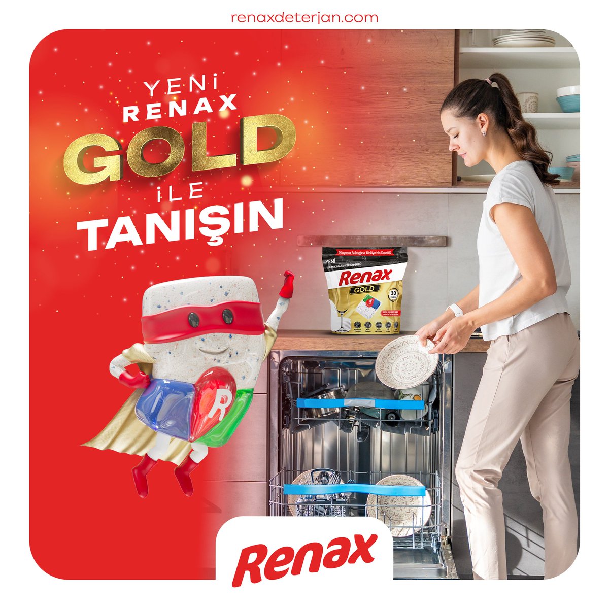 renaxdeterjan's tweet photo. Sofradan kalkınca geride kalan bulaşıkları dert etmeyin🥰

Kapsülde Altın Güç, Mutfakta Parlak Sonuç için Renax Gold ile tanışın!💪

💻https://t.co/6VUEPh36Tc

#renax #renaxdeterjan #renaxkapsül #RenaxGold #bulaşıkmakinesikapsülü #etapkimya #renaxtablet https://t.co/Tkjr59Livl